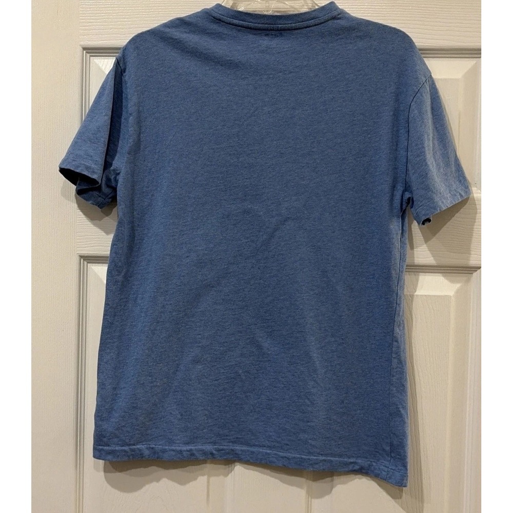 Polo Ralph Lauren Classic Fit Shirt Men's XS Blue Teal V-Neck Short Sleeve (2) - Picture 3 of 10